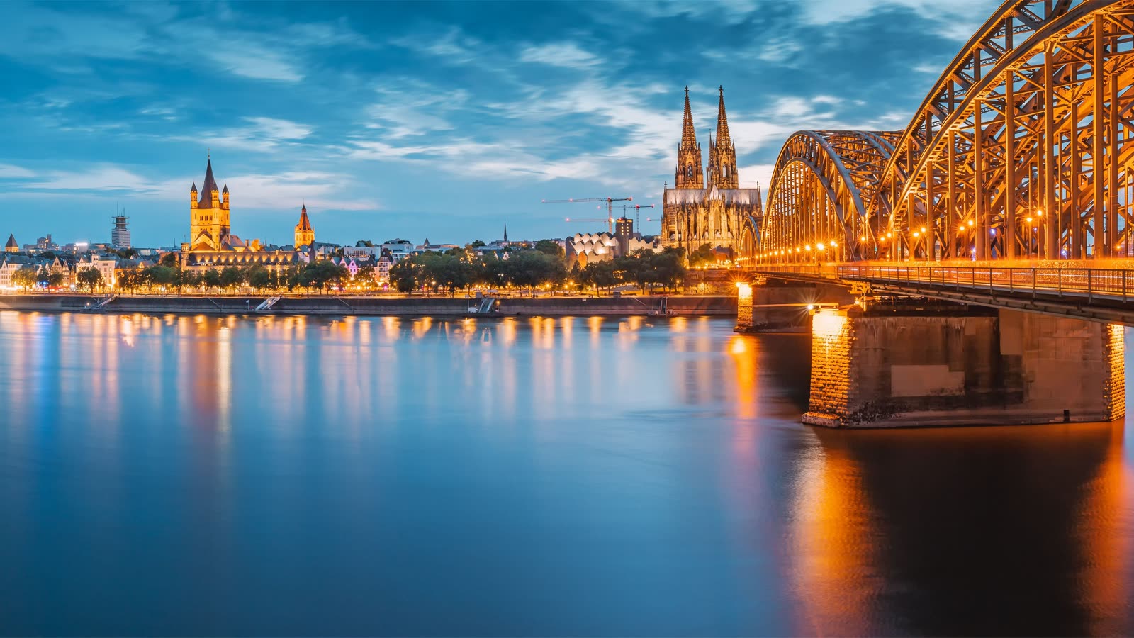 Cologne Cathedral on the Rhine  -  classic European river cruising